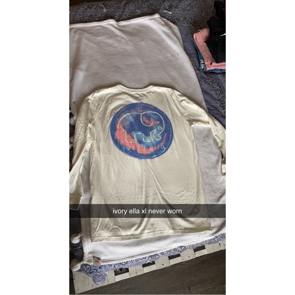 ivory ella long sleeve tshirt
